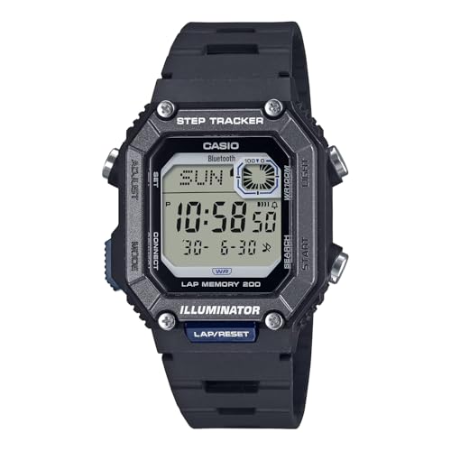 [カシオ] CASIO デジタル 腕時計 モバイルリンク Bluetooth搭載 WS-B1000-1AV ステップトラッカー メンズ ブラック 海外モデル [並行輸入品]